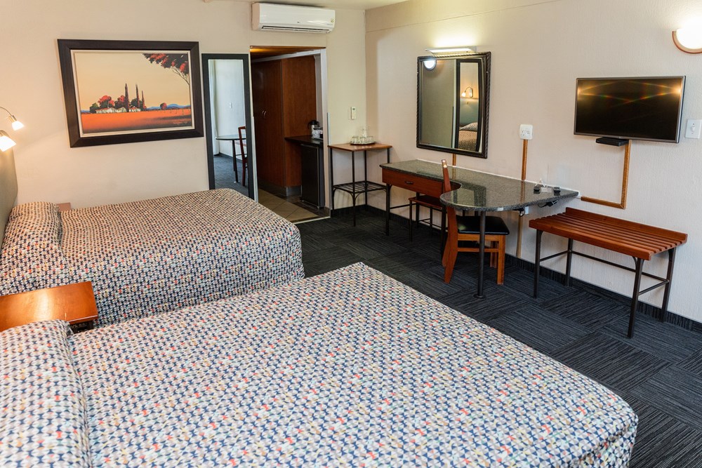 Warmbaths, A Forever Resort: 4-Sleeper Hotel Room. Wheelchair Friendly